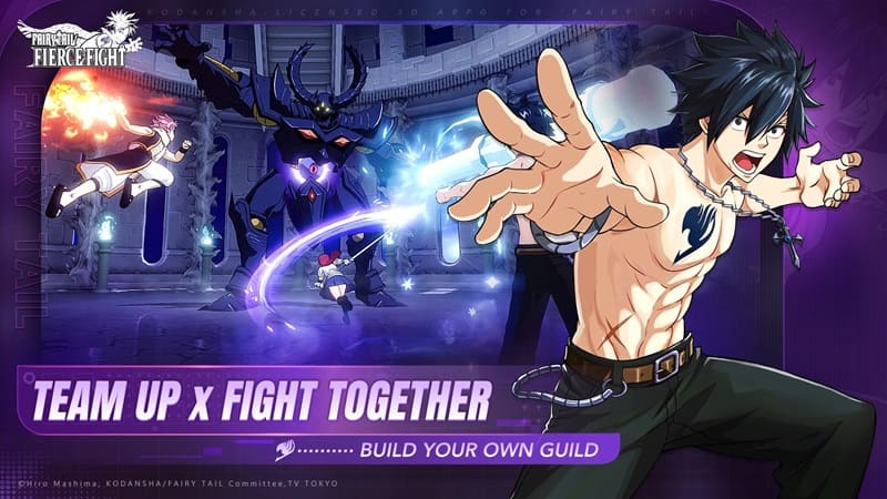 Xây dựng đội hình hùng mạnh trong FAIRY TAIL MOD APK