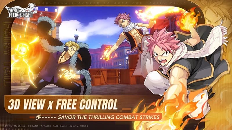 Chiến đấu 3D không giới hạn trong FAIRY TAIL MOD APK