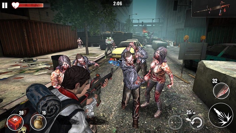 Dàn vũ khí và nhân vật cool trong ZOMBIE HUNTER